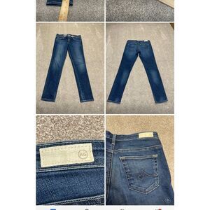 Ag adriano goldschmied womens The Legging Ankle super skinny ankle jeans sz 28r